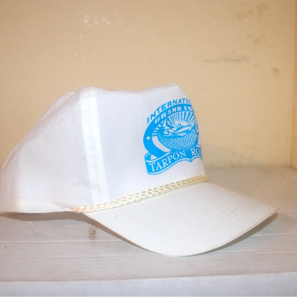 White and Blue Tarpon Rodeo Cap - Picture 1 of 2